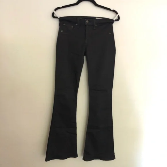 Rag & Bone Elephant Bell Flare Jeans Dark Wash in Midnight Blue size 26 - Picture 4 of 10